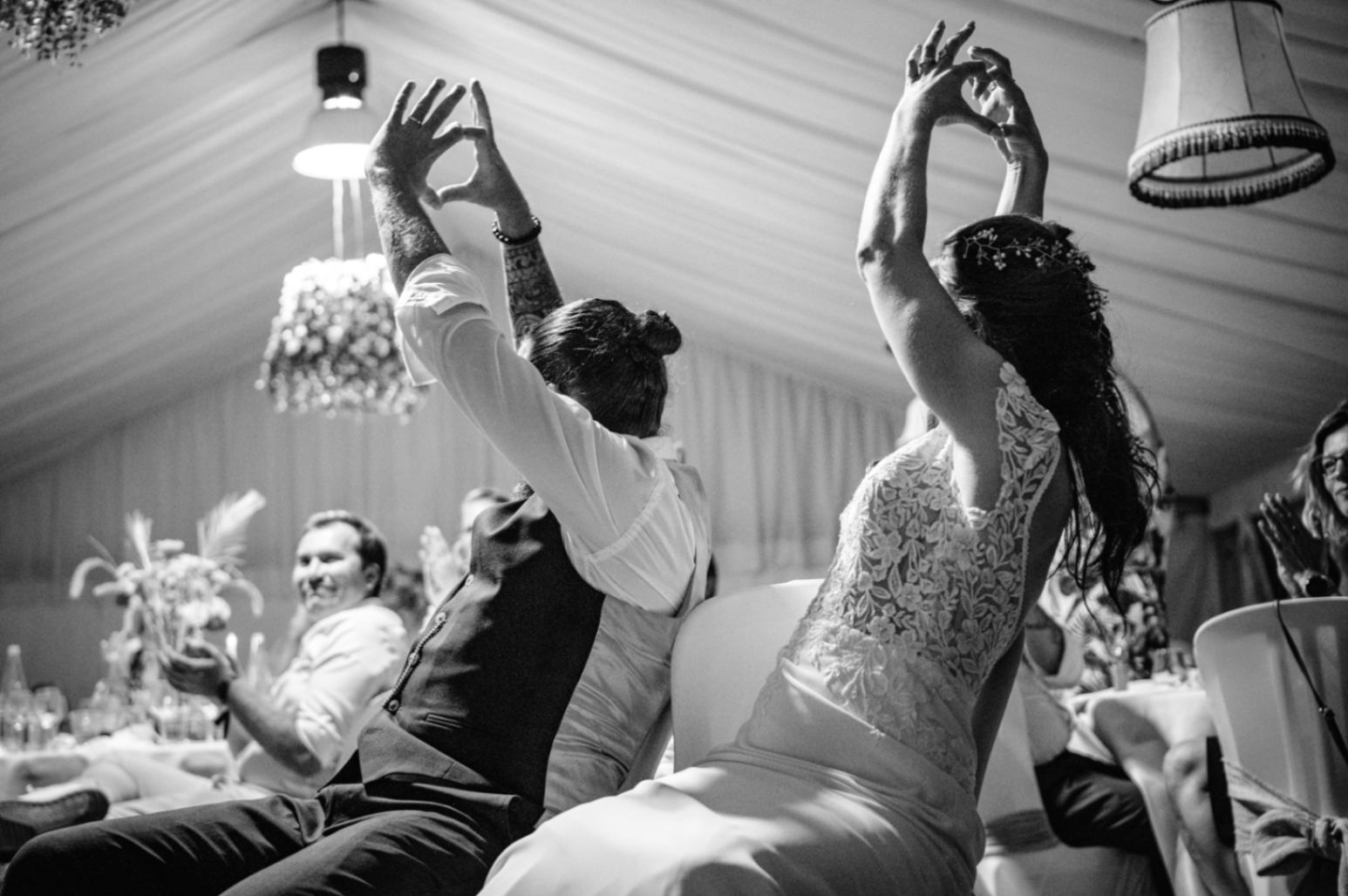 Photo du Dîner de la soirée de mariage au domaine du Chalonge