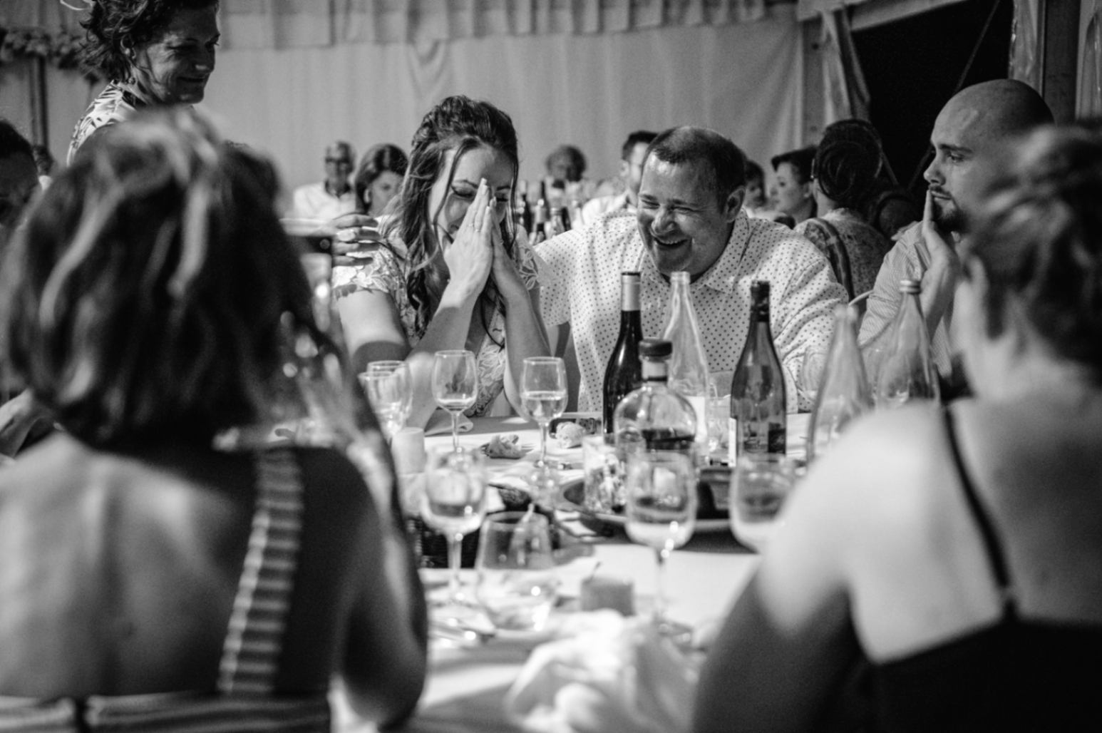 Photo du Dîner de la soirée de mariage au domaine du Chalonge